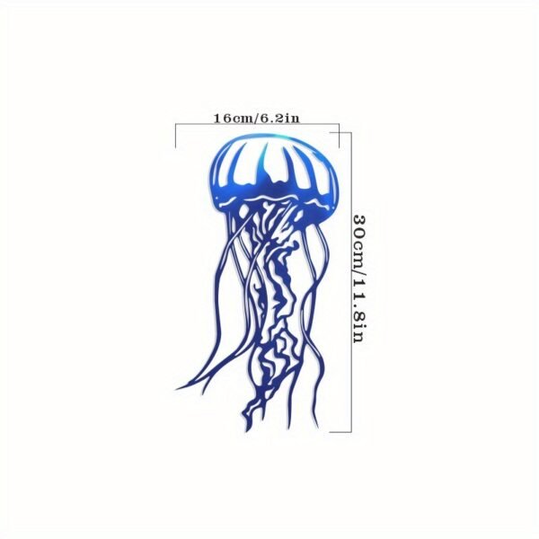 1pc Wrought Iron Sailfish Wall Sculpture, Metal Fish Art for Home Decor, Tropical Fish Wall Hanging, Christmas Gift - Image 12