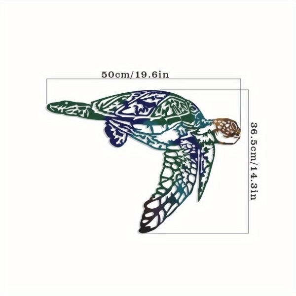 1pc Wrought Iron Sailfish Wall Sculpture, Metal Fish Art for Home Decor, Tropical Fish Wall Hanging, Christmas Gift - Image 11