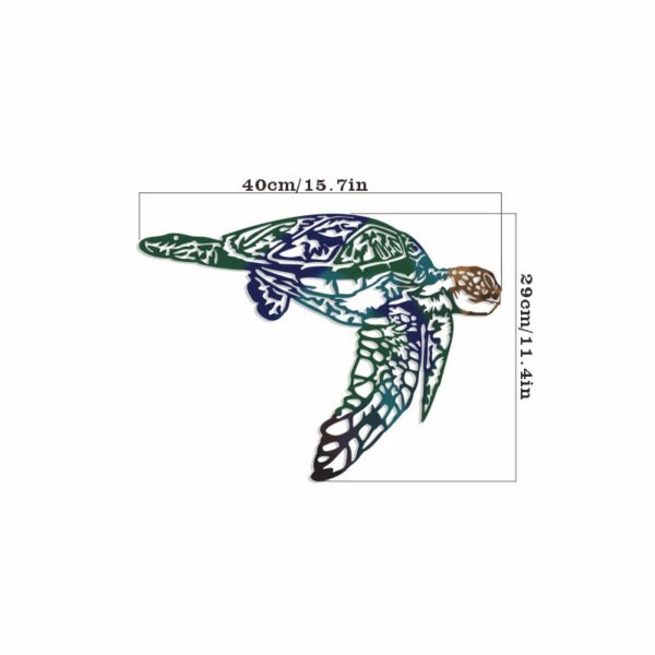 1pc Wrought Iron Sailfish Wall Sculpture, Metal Fish Art for Home Decor, Tropical Fish Wall Hanging, Christmas Gift - Image 10