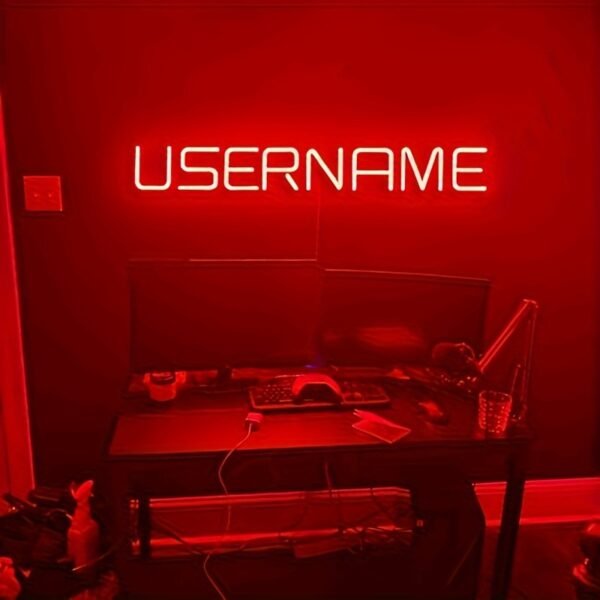 Customized Neon Signs, Private Custom Name LED Signs, Personalized USB Powered Neon Lights, DIY Wedding Party Birthday, Business Name Design Halloween Gift -winter, new year - Image 5