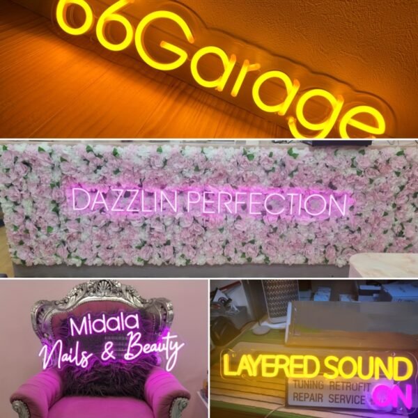 Customized Neon Signs, Private Custom Name LED Signs, Personalized USB Powered Neon Lights, DIY Wedding Party Birthday, Business Name Design Halloween Gift -winter, new year - Image 9