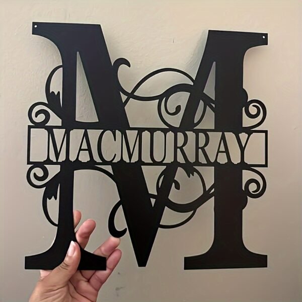 1pc Personalized Split Letter Metal Sign, Customizable Gift for Friends & Family, Wall Art Decor - Image 10