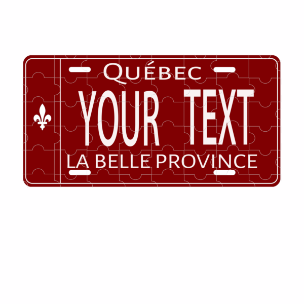 Customizable Stainless Steel Quebec License Plate - 6x12" Vintage Red Metal Sign for Home, Bar, Cafe & Garage Decor | Personalized Wall Art & Unique Gift Idea - Image 5