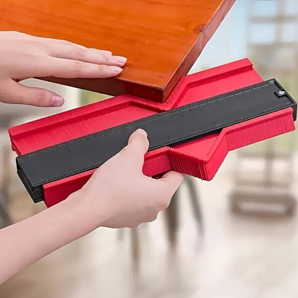 Ultimate Tracing Measuring Tool - Precision Shape Replicator, Multi-Functional Plastic Ruler for Woodworking, Corners, Carpet, Tile & Laminate - Ideal DIY Tool, No Electricity Needed, DIY Measuring Tool | Ergonomic Handle | Durable Plastic Ruler, Measuring Tape - Image 6