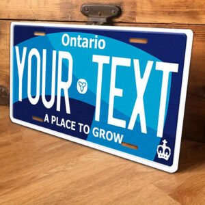 1pc Customizable Aluminum License Plate Sign, 6x12inch, Personalized Text, Handmade, Americana, Outdoor Use, No Electricity Needed, Business & Home Decor, Unique Gift Idea
