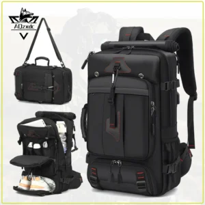 Travel Backpack Large Carry on Backpack Durable Convertible Duffle Bag Fit for 17 Inch Laptop with Shoe Compartment Wet Pocket