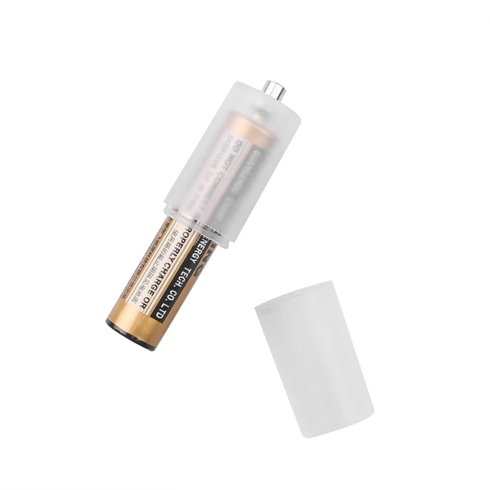 10/5PCS Mini Plastic AAA to AA Size Cell Battery Converter Adaptor Holder Case Switcher Cell Battery Holder Converter hover