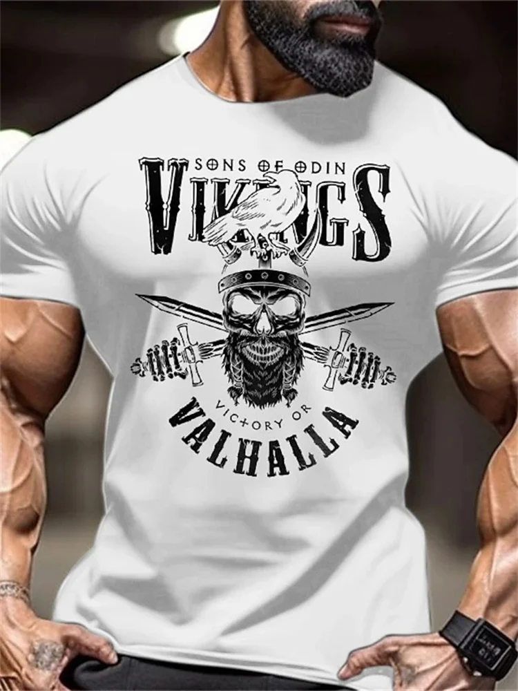 New Men’s Fitness T-Shirt Fierce Gym Sports Short-Sleeved Top Quick-Dry Round Neck T-Shirt Fitness Competition Training Clothes hover